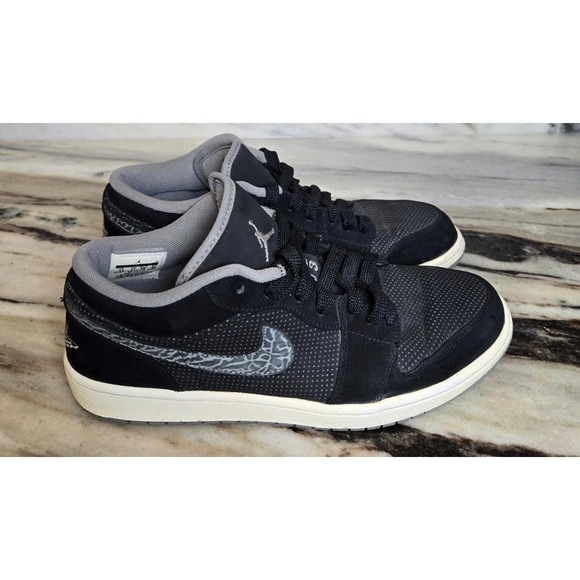Size 12 - Air Jordan 1 Phat‎ Low Black Charcoal
